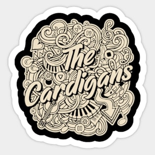 The Cardigans - Vintage Sticker